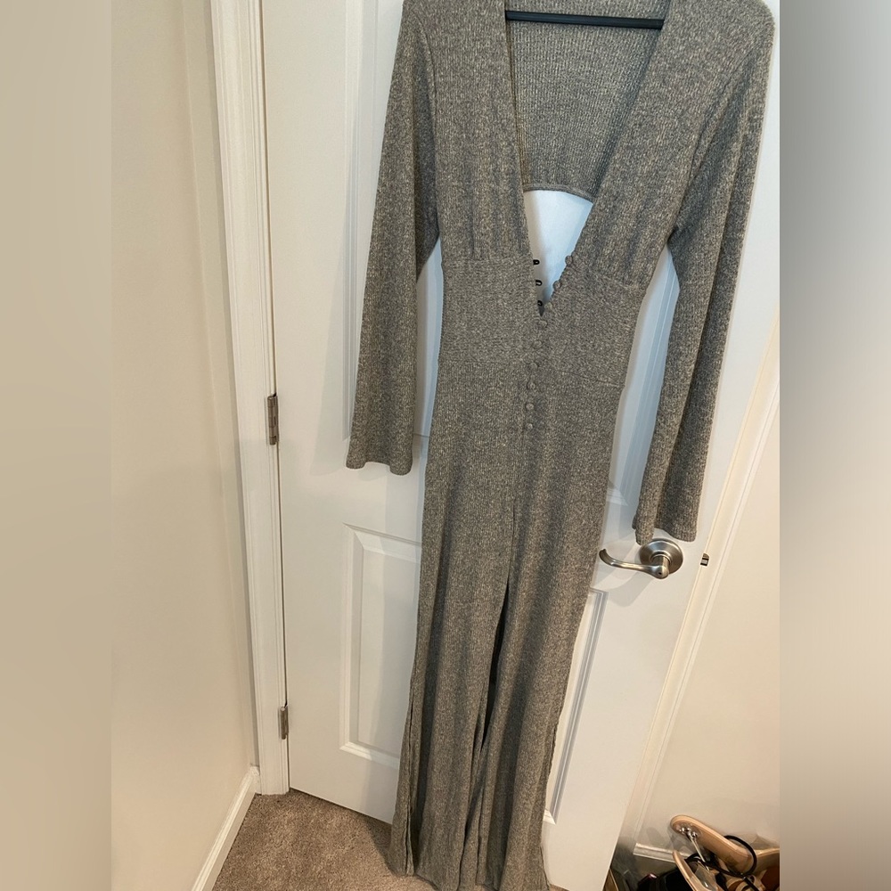 Grey Jumpsuit. Size Large.